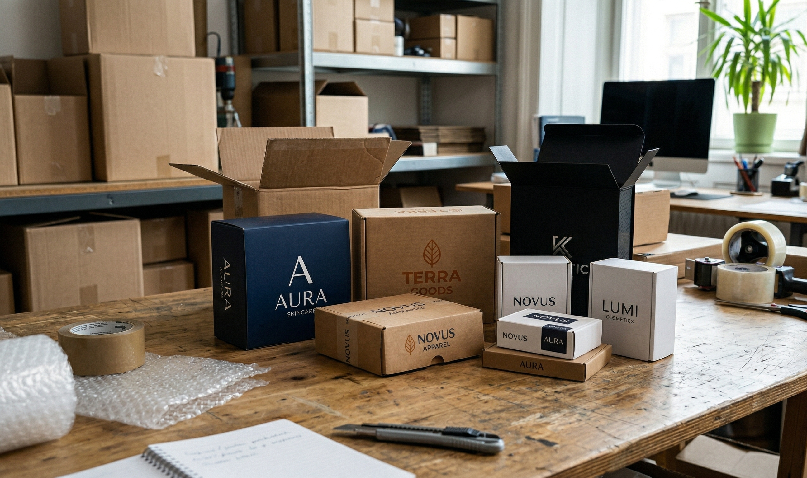custom branded packaging boxes for manufacturers in India